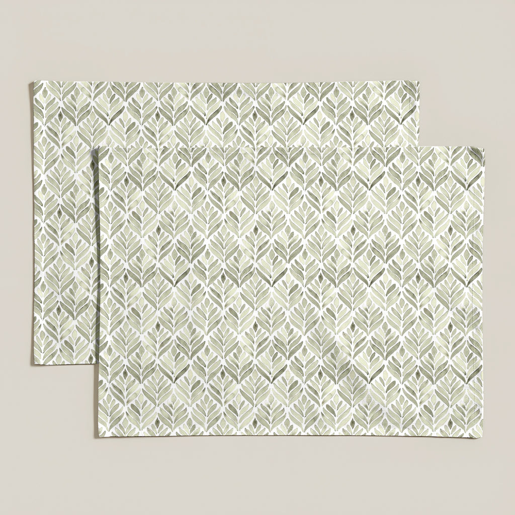 Pack 2 unidades mantel individual antimanchas Kan 125 Desert Sage 35x50 cm