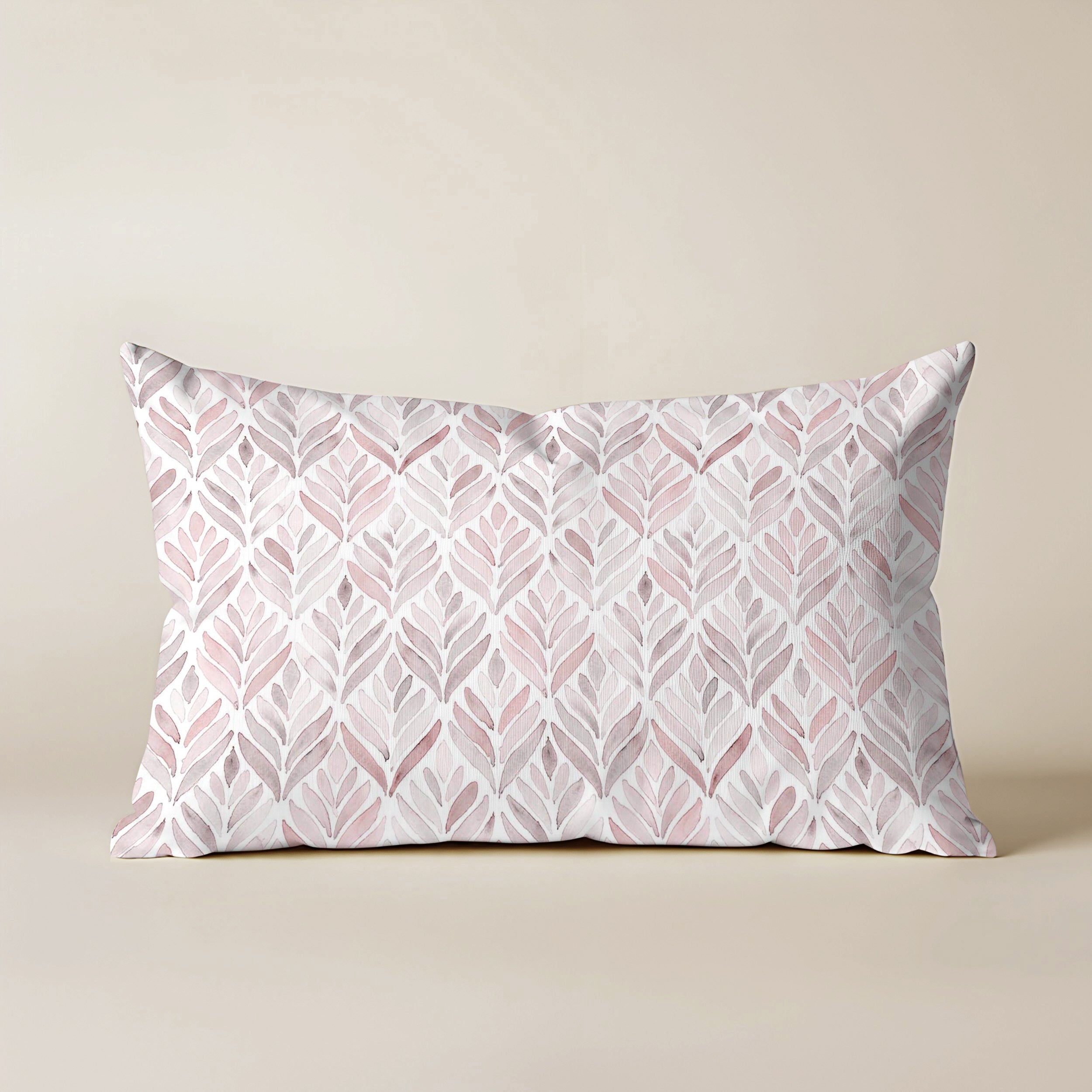 Funda de cojín Kan 125 Rosa Palo 30x50 cm
