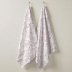 Pack 2 unidades paño de cocina Kan 125 Rosa Palo 44x60 cm