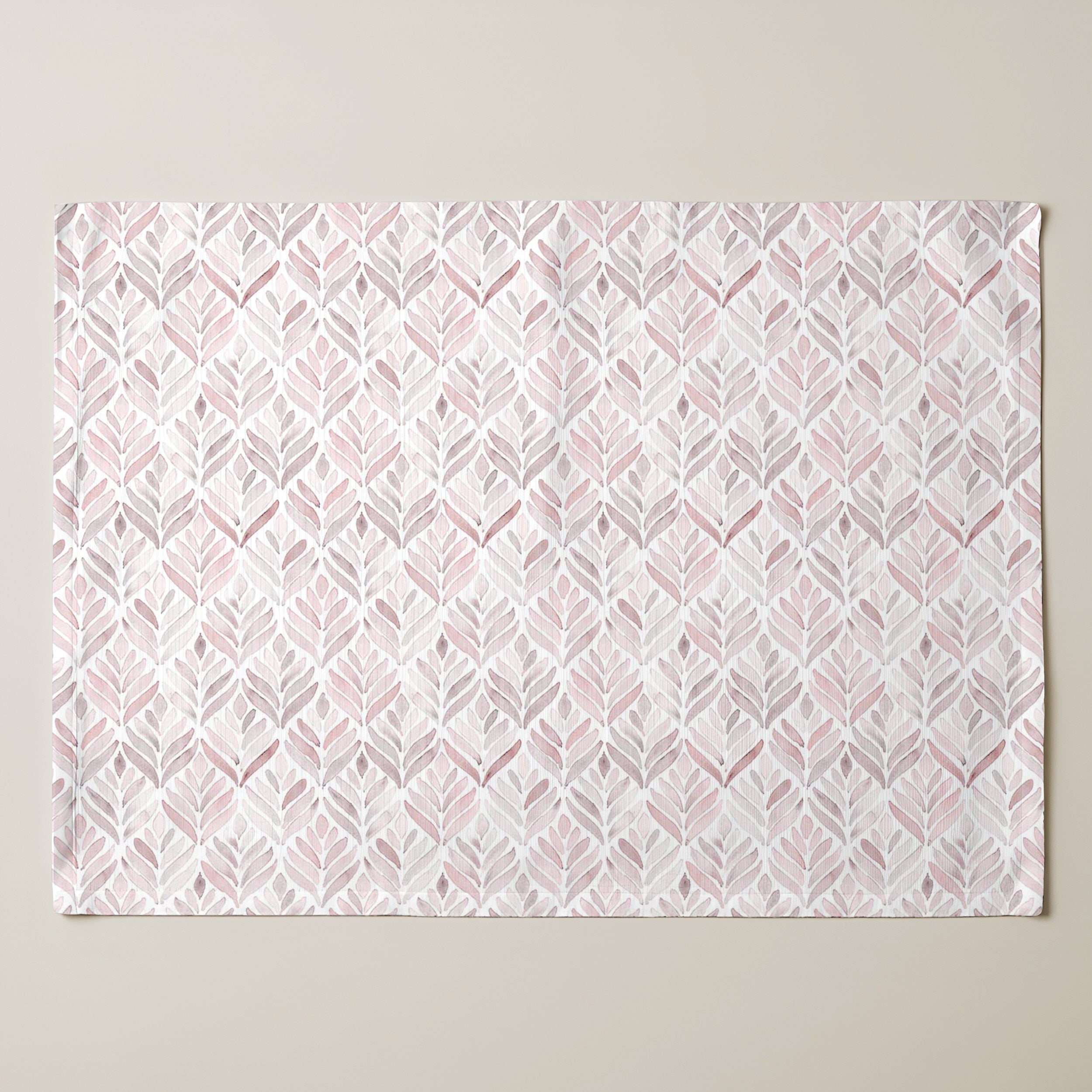 Pack 2 unidades mantel individual antimanchas Kan 125 Rosa Palo 35x50 cm