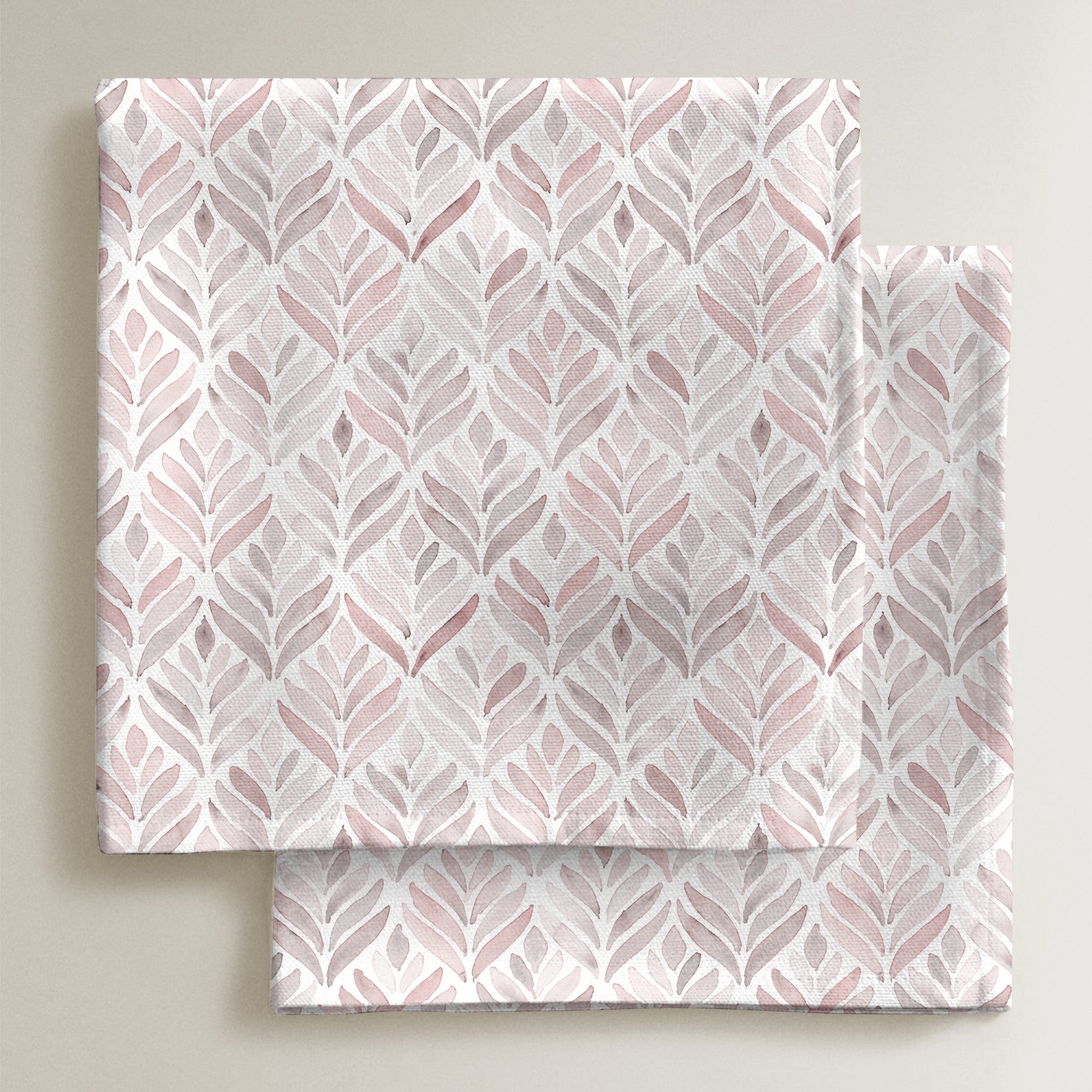 Pack 2 unidades servilletas Kan 125 Rosa Palo 43x43 cm