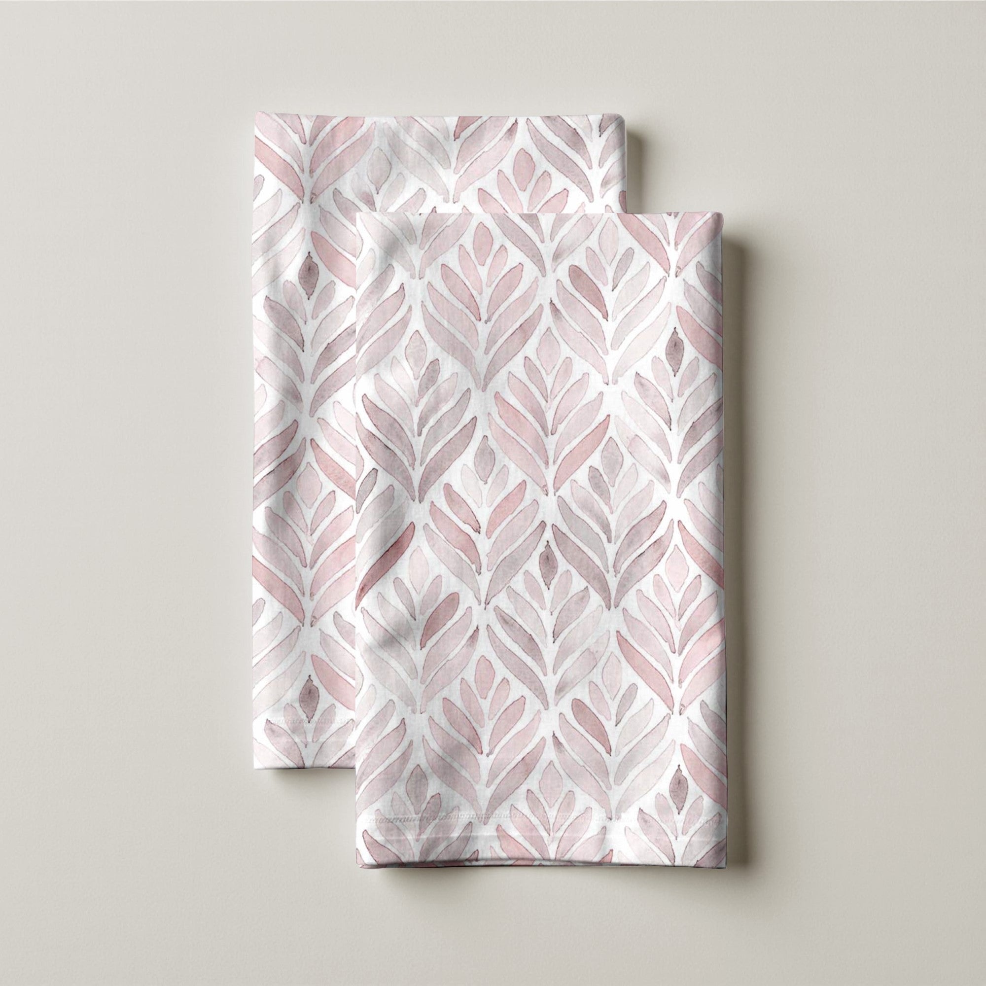 Pack 2 unidades paño de cocina Kan 125 Rosa Palo 44x60 cm