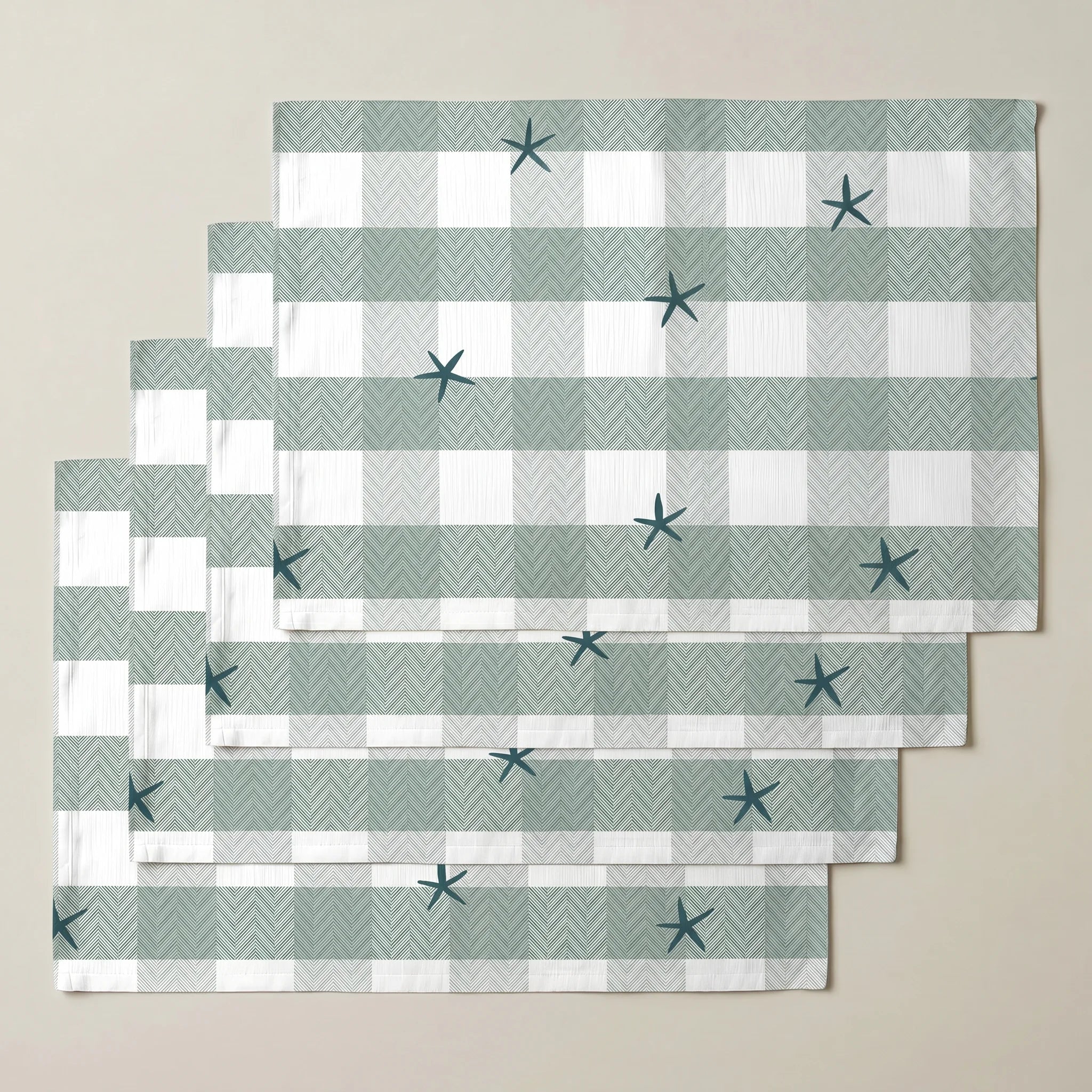 Mantel individual antimanchas pack 4 unidades Kane