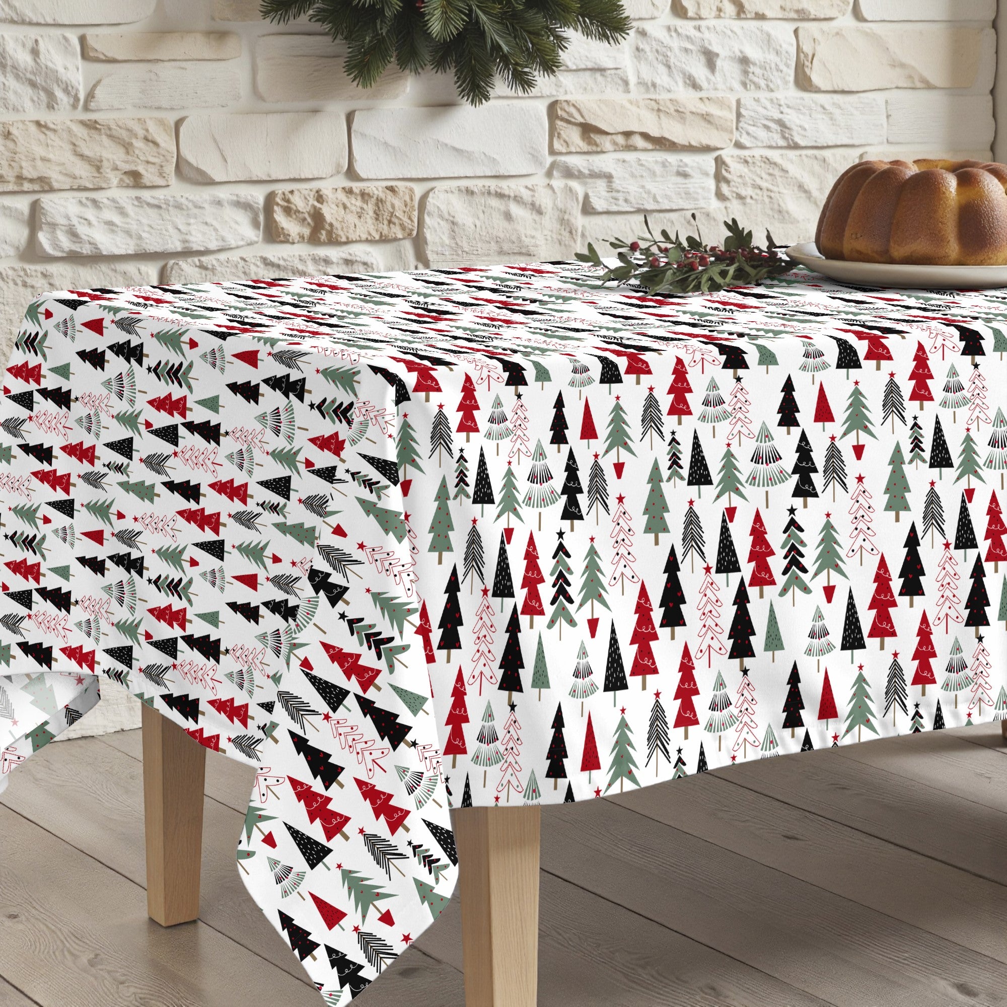 Mantel antimanchas Christmas Laponia 50-100