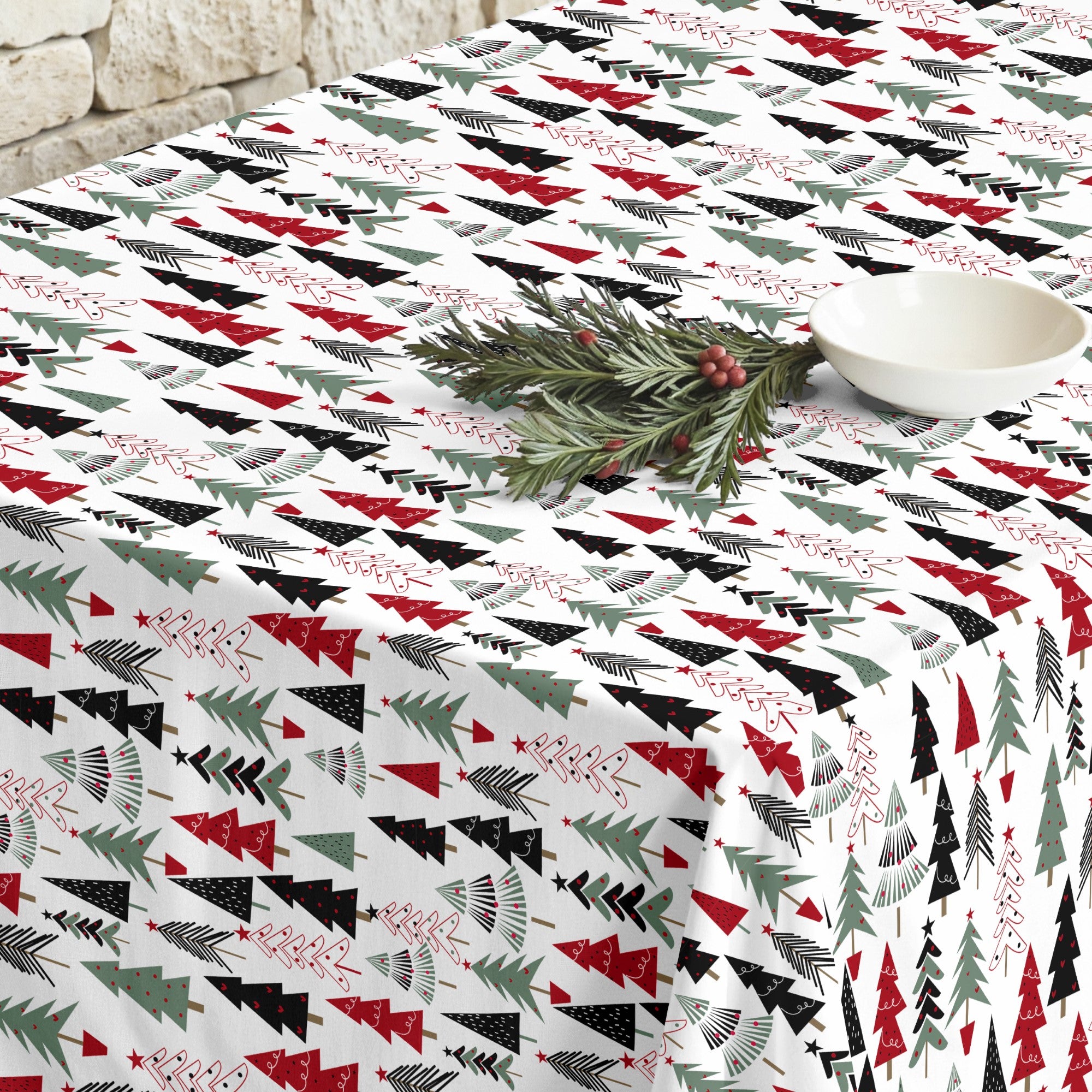 Mantel antimanchas Christmas Laponia 50-100