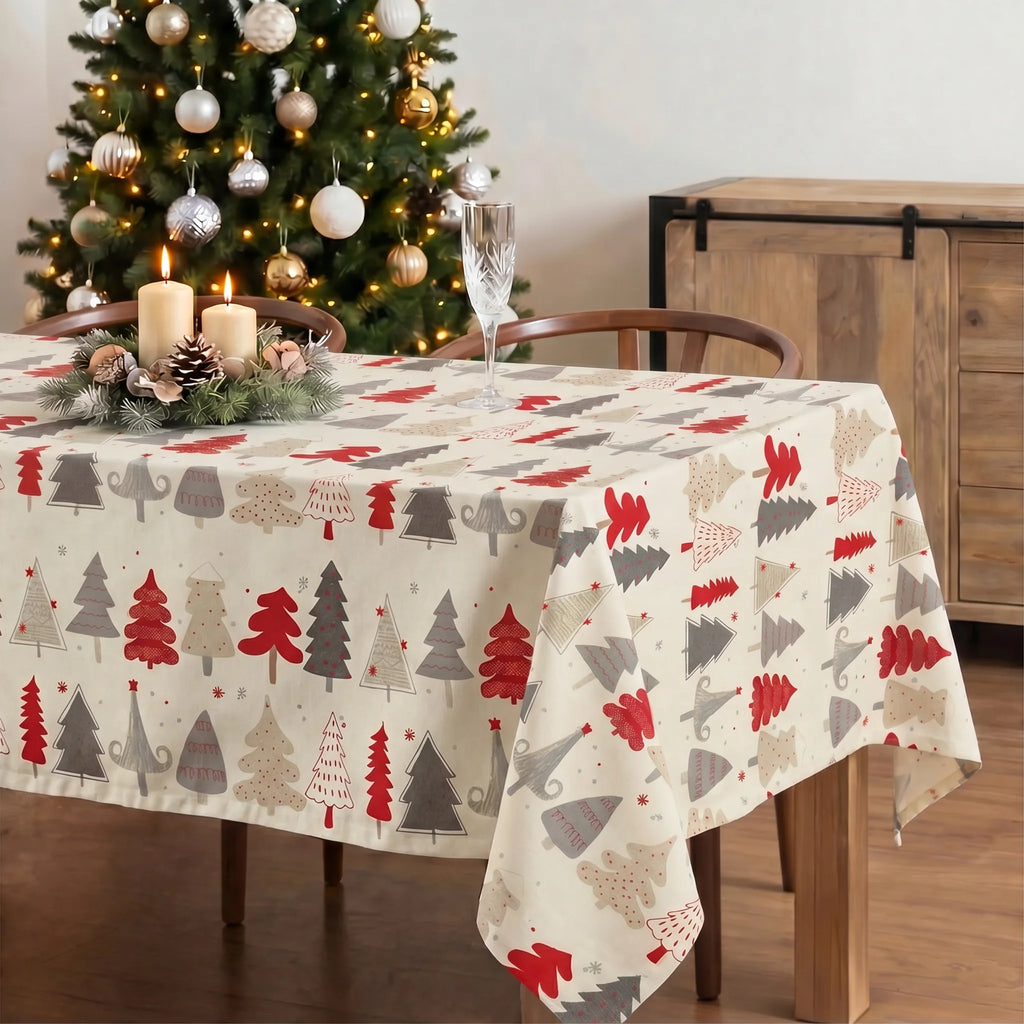 Mantel antimanchas 100% algodón Christmas Laponia 52-100
