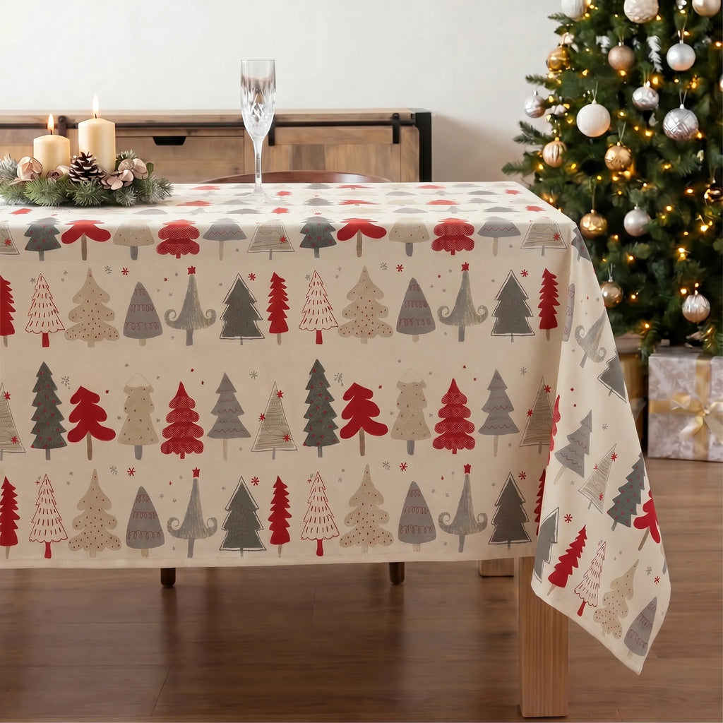 Mantel antimanchas 100% algodón Christmas Laponia 52-100