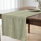 Camino de mesa 100% algodón Lesa 125 Desert Sage 50x150 cm