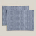 Pack 2 unidades mantel individual antimanchas Lesa 125 Steel Blue 35x50 cm