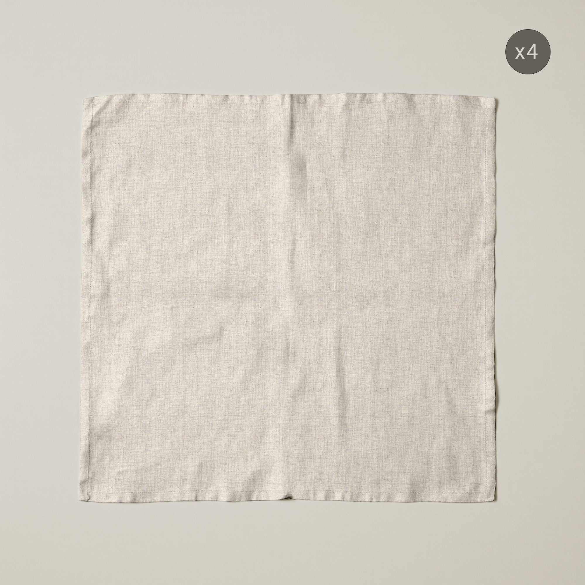 Pack de 4 unidades servilleta Liso Lino 101