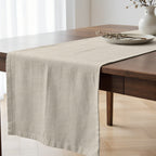Camino de mesa 100% algodón Liso lino 101 50x150 cm