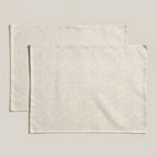 Pack 2 unidades mantel individual resinado Liso Lino 101 - 45x35 cm