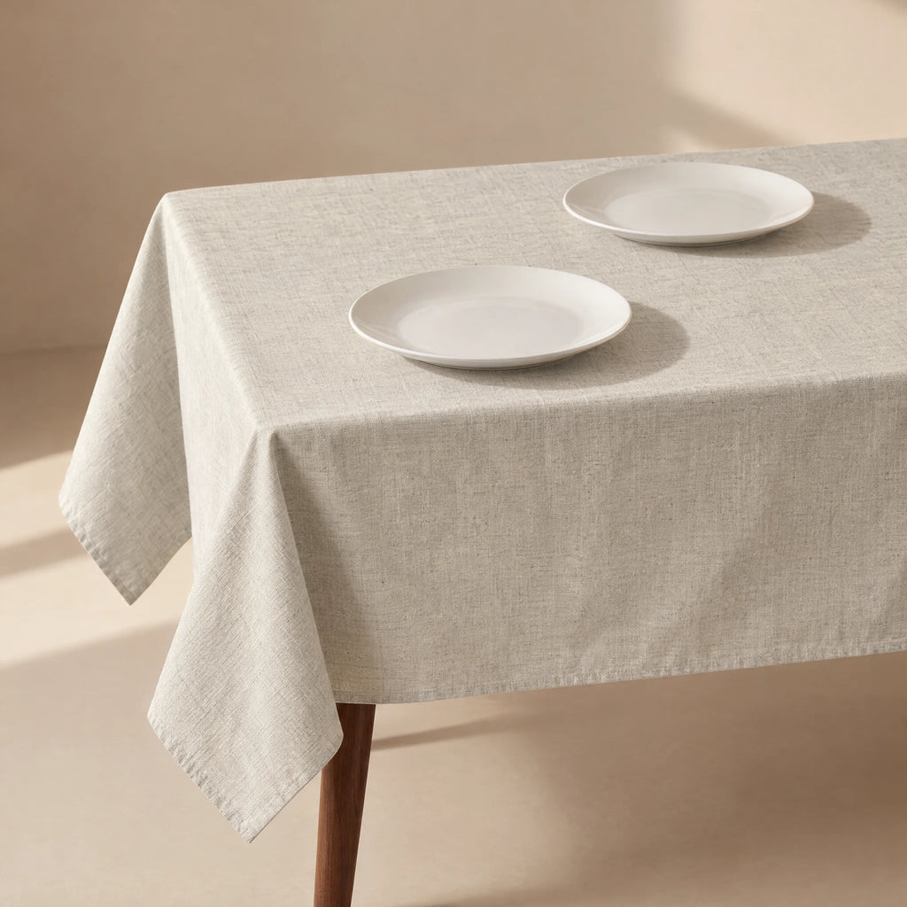 Vlekbestendig tafelkleed 100% katoen Liso Lino 101