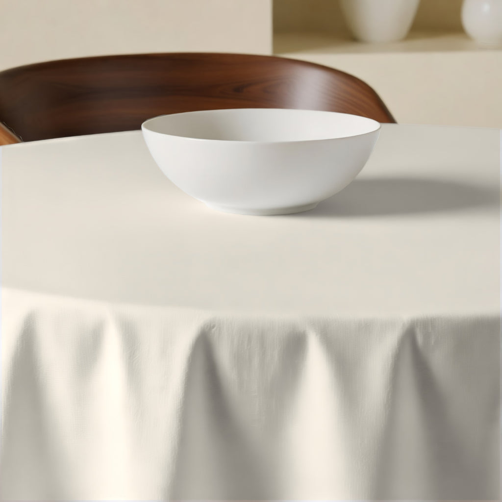 Mantel redondo antimanchas Liso Natural 102