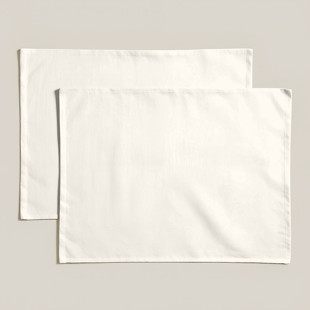 Pack 2 unidades mantel individual resinado Liso 102 100% algodón 45x35 cm