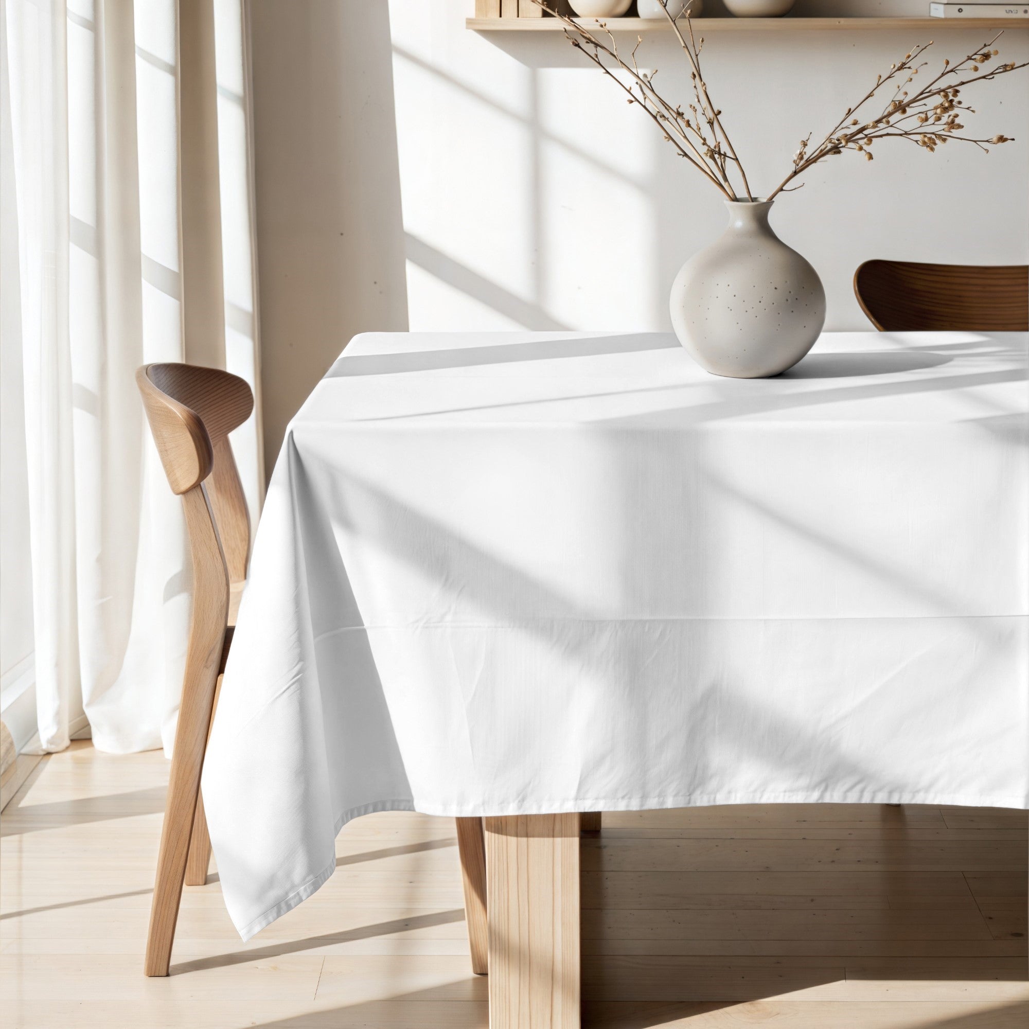 Mantel antimanchas Liso Blanco 103