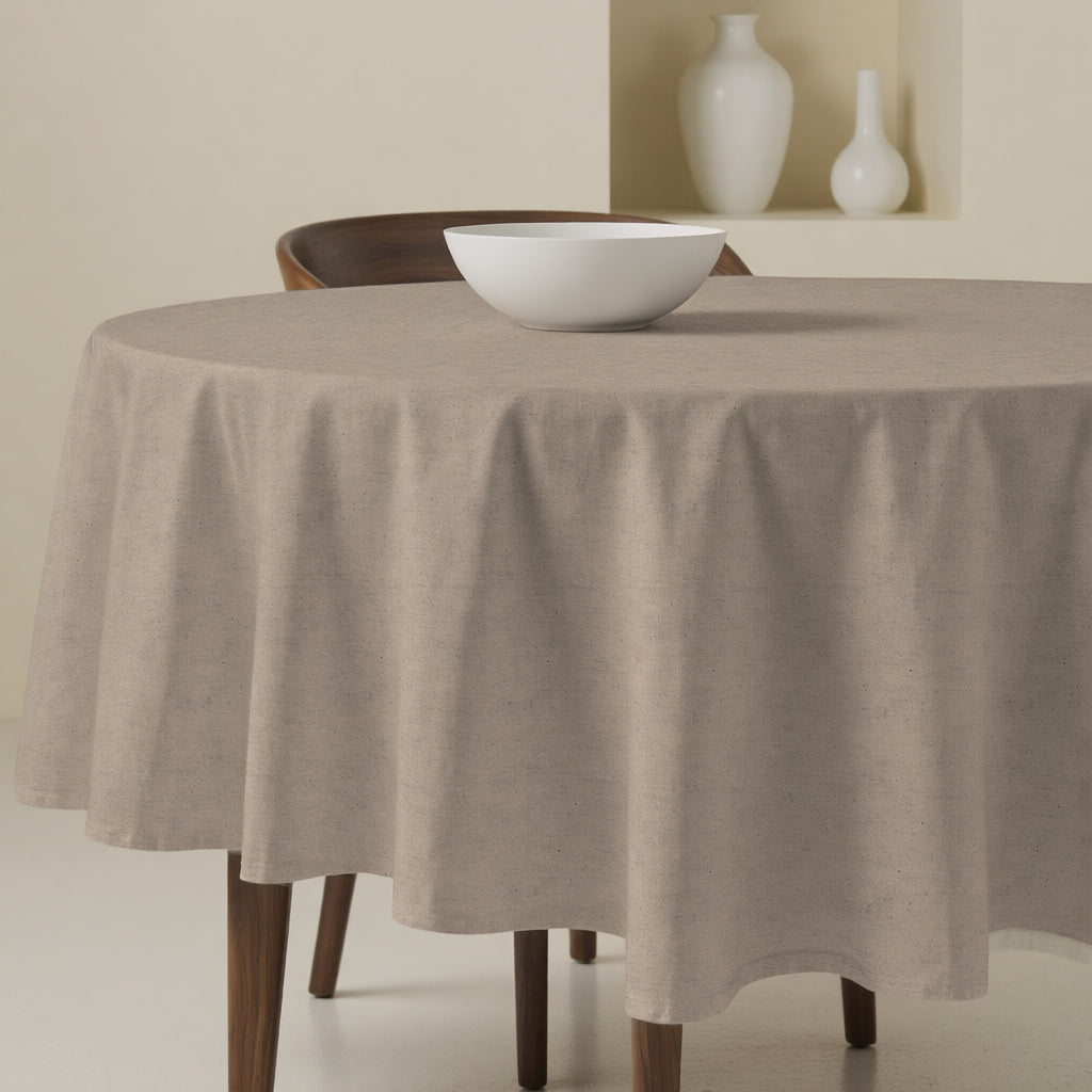 Mantel redondo antimanchas Liso 157