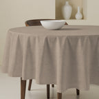 Mantel redondo antimanchas Liso 157