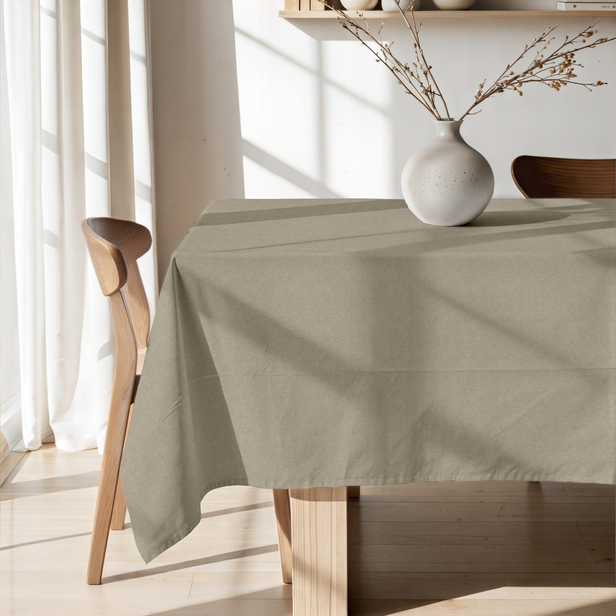 Mantel antimanchas Liso Natural 157
