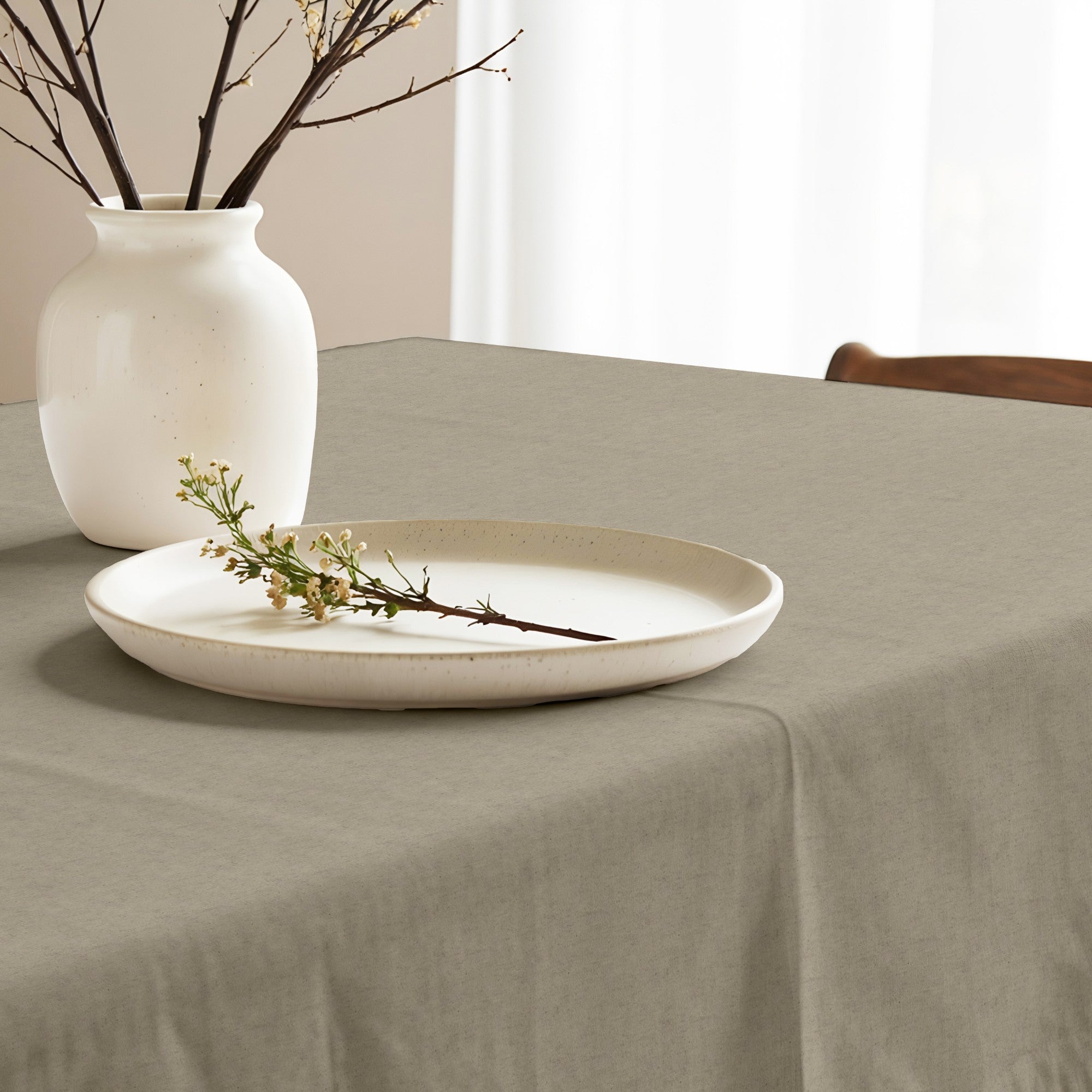 Mantel antimanchas Liso Natural 157