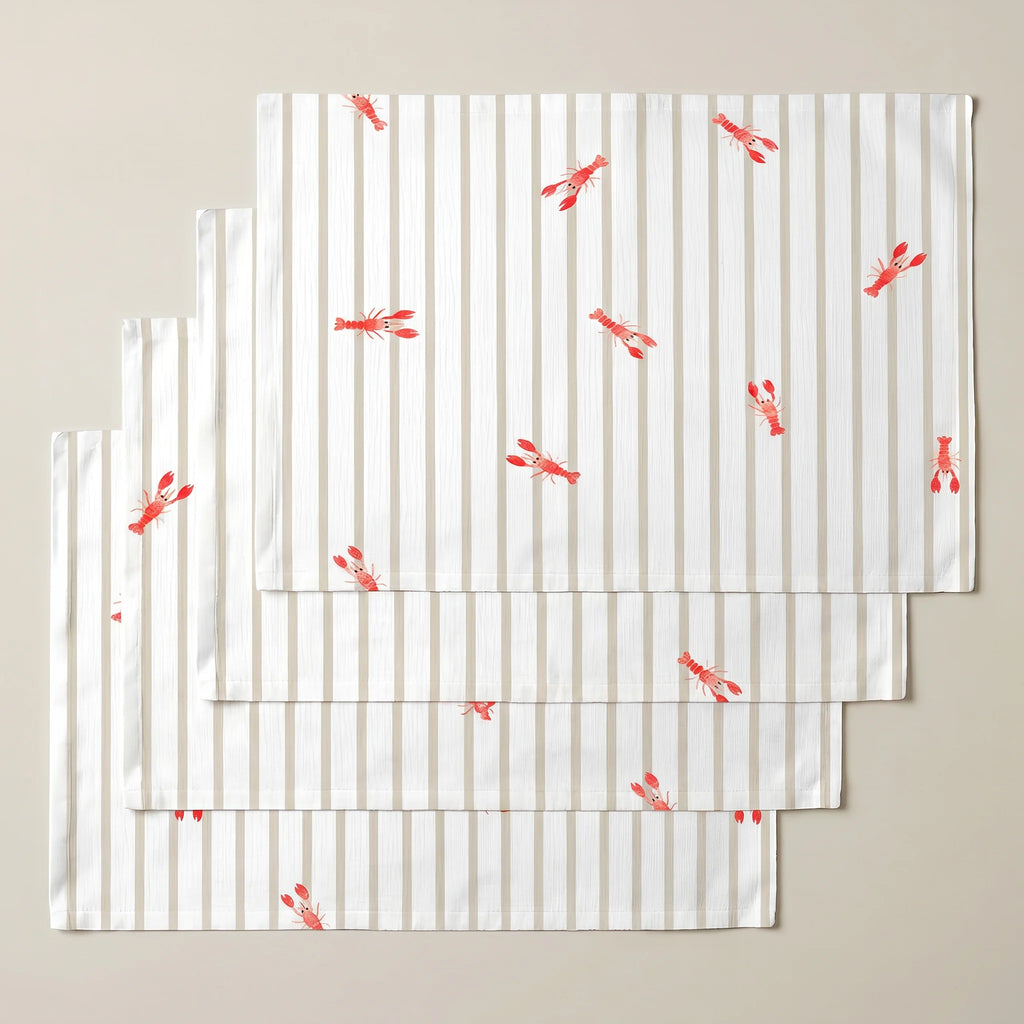Mantel individual antimanchas pack 4 unidades Liliani