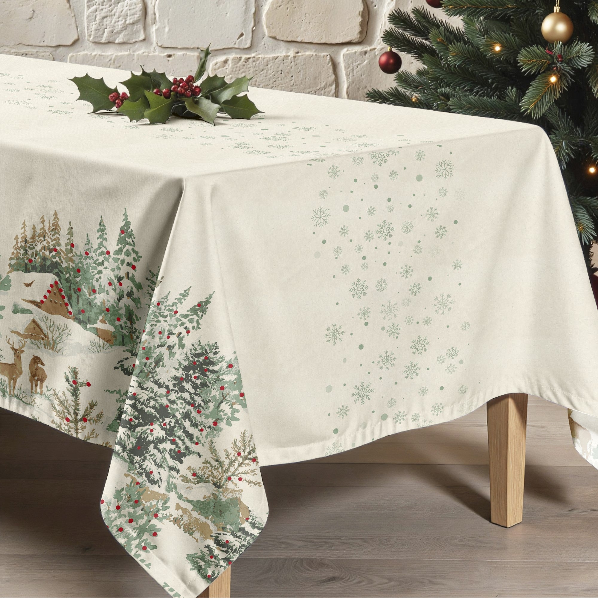 Mantel antimanchas New christmas ciervo 1225