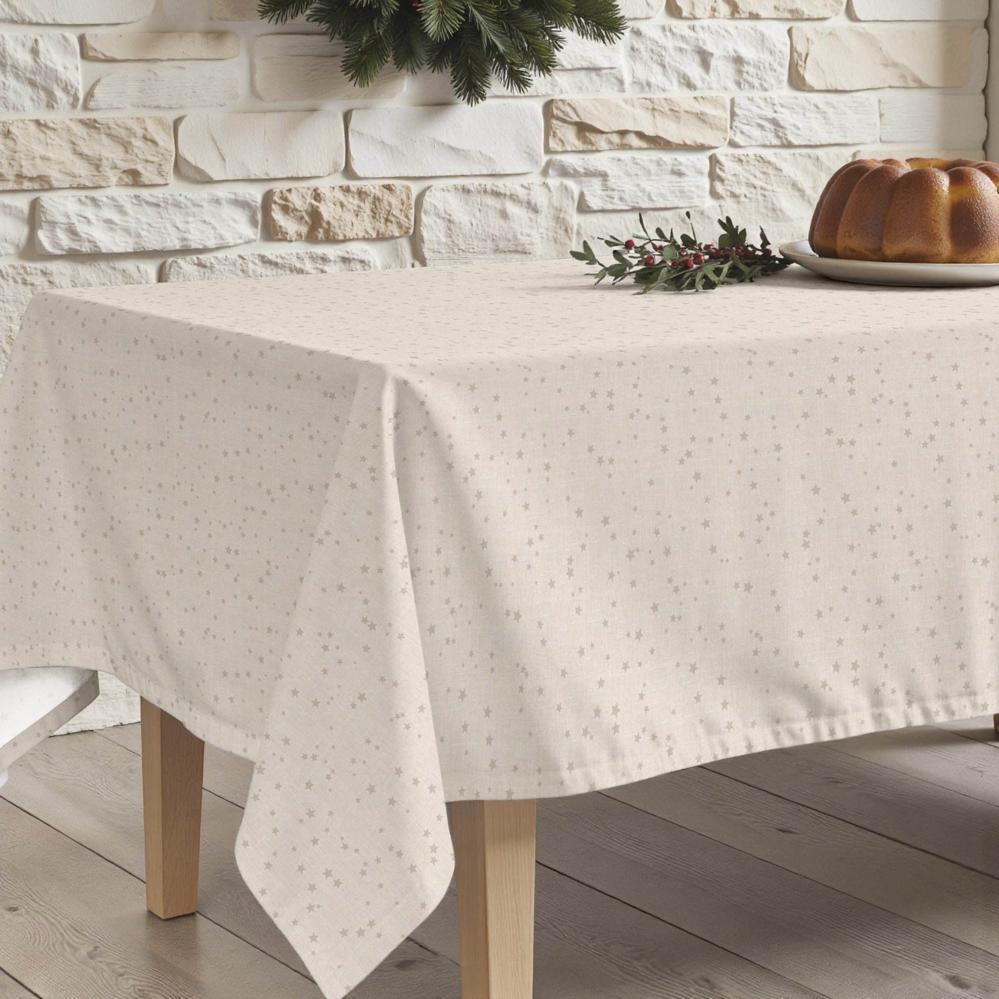 Mantel antimanchas Merry Christmas 23-100