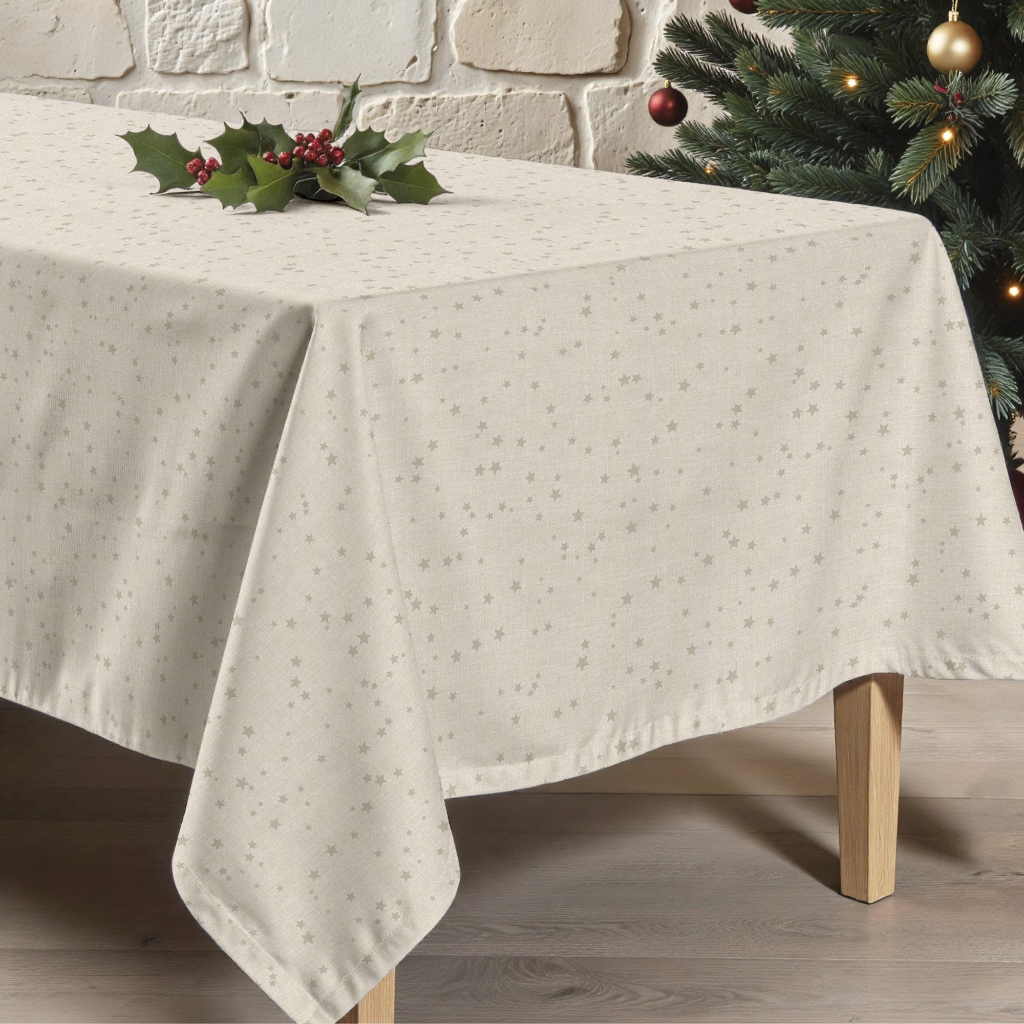Mantel antimanchas Merry Christmas 23-100