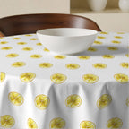 Mantel redondo antimanchas Mateo