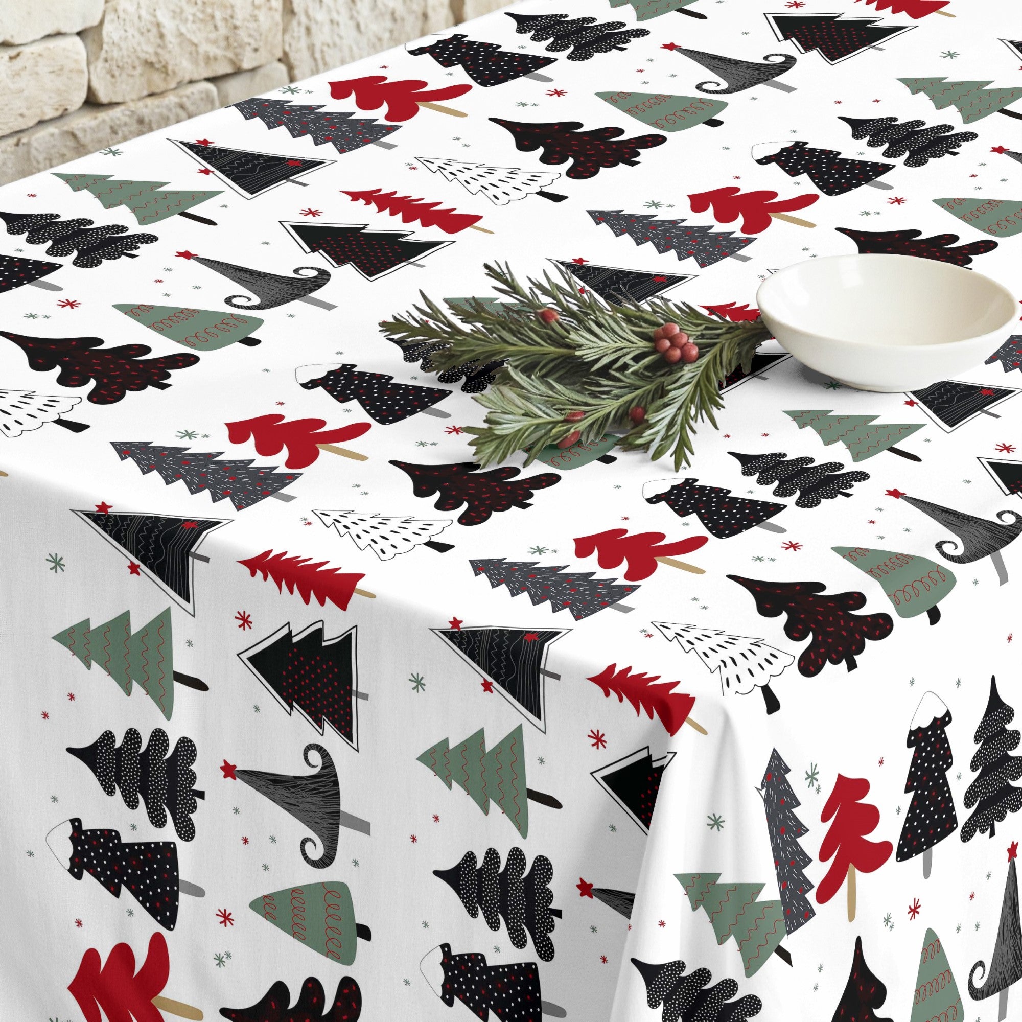 Mantel antimanchas XL Merry Christmas 14
