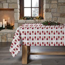 Mantel antimanchas 100% algodón Merry Christmas 15