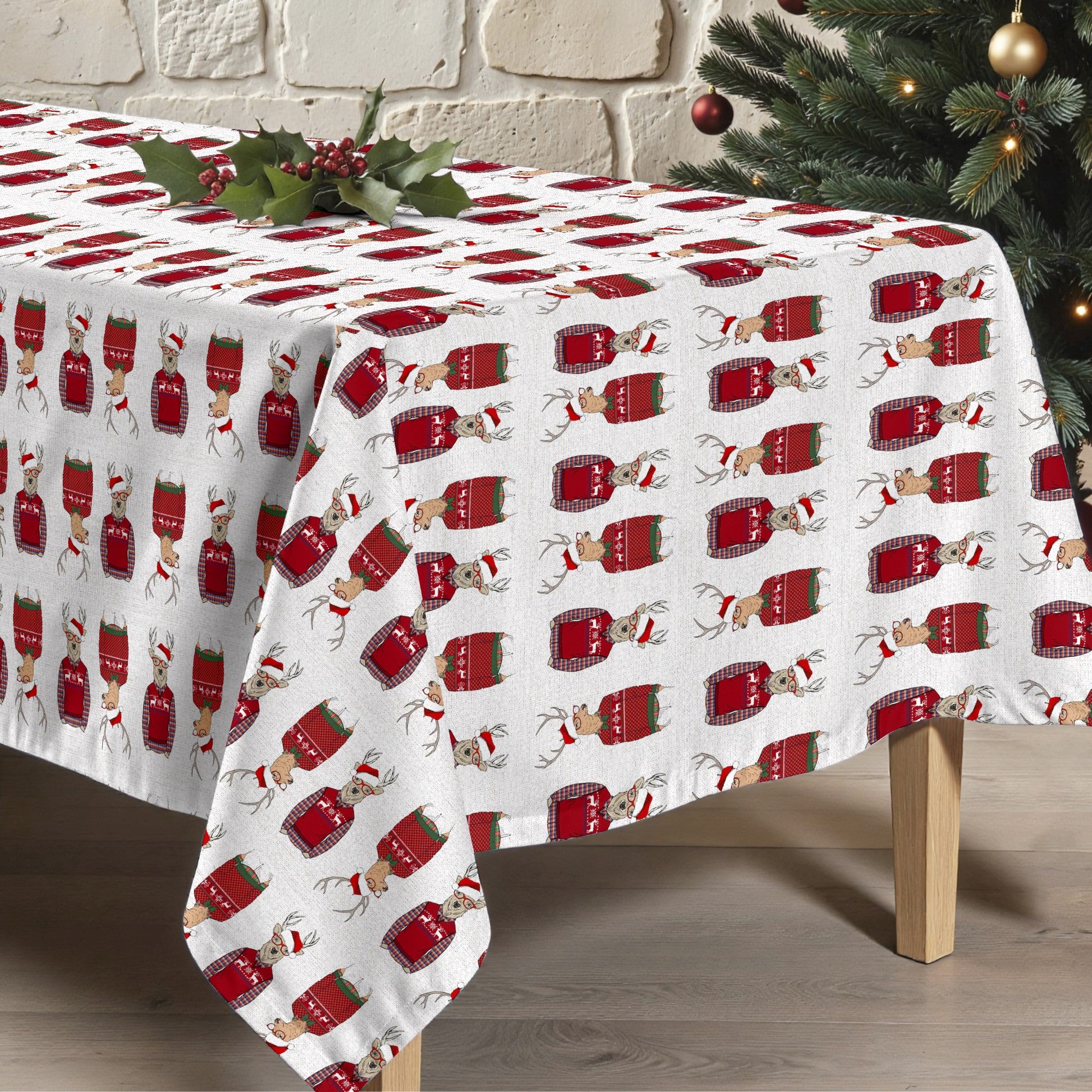 Mantel antimanchas Merry Christmas 15