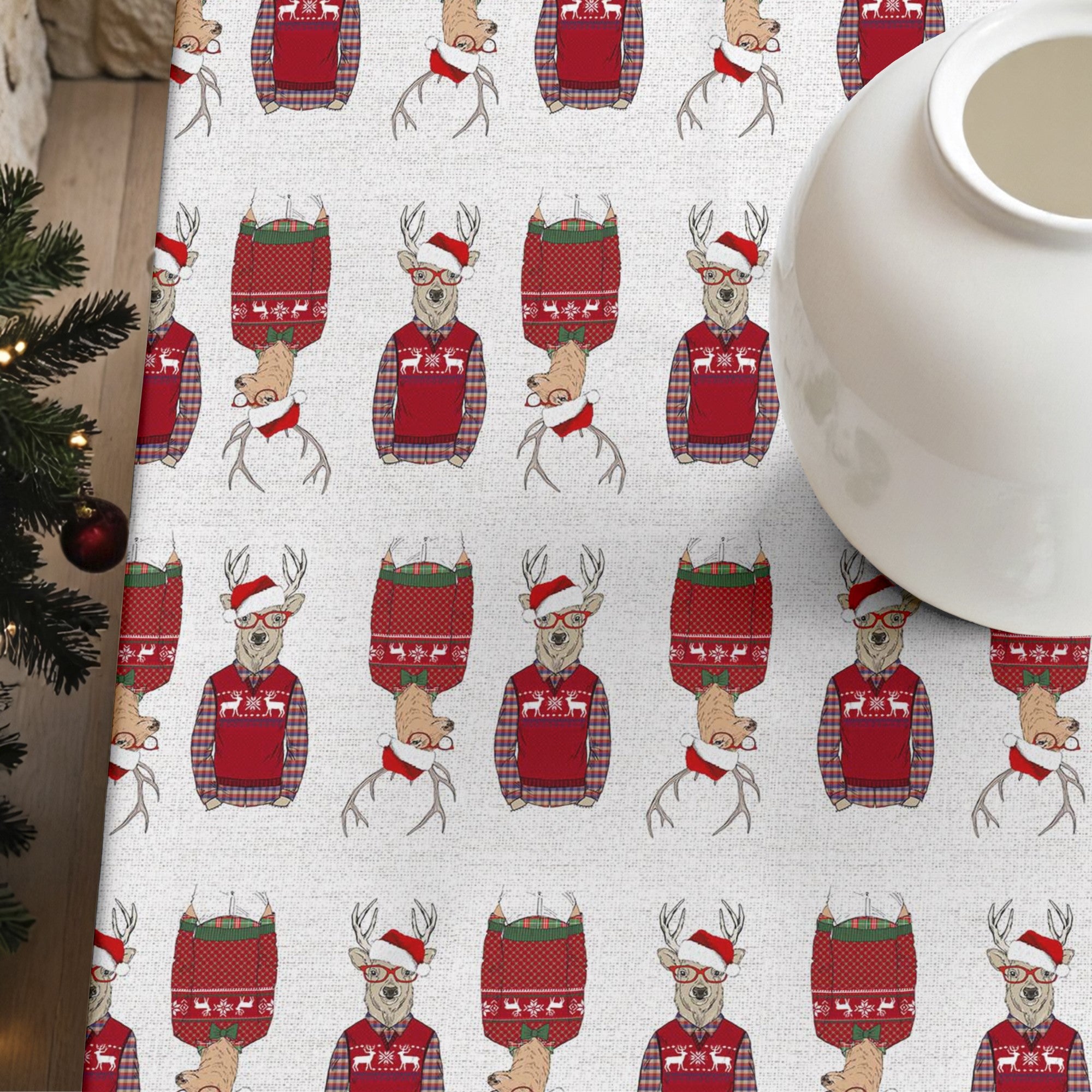 Mantel antimanchas Merry Christmas 15