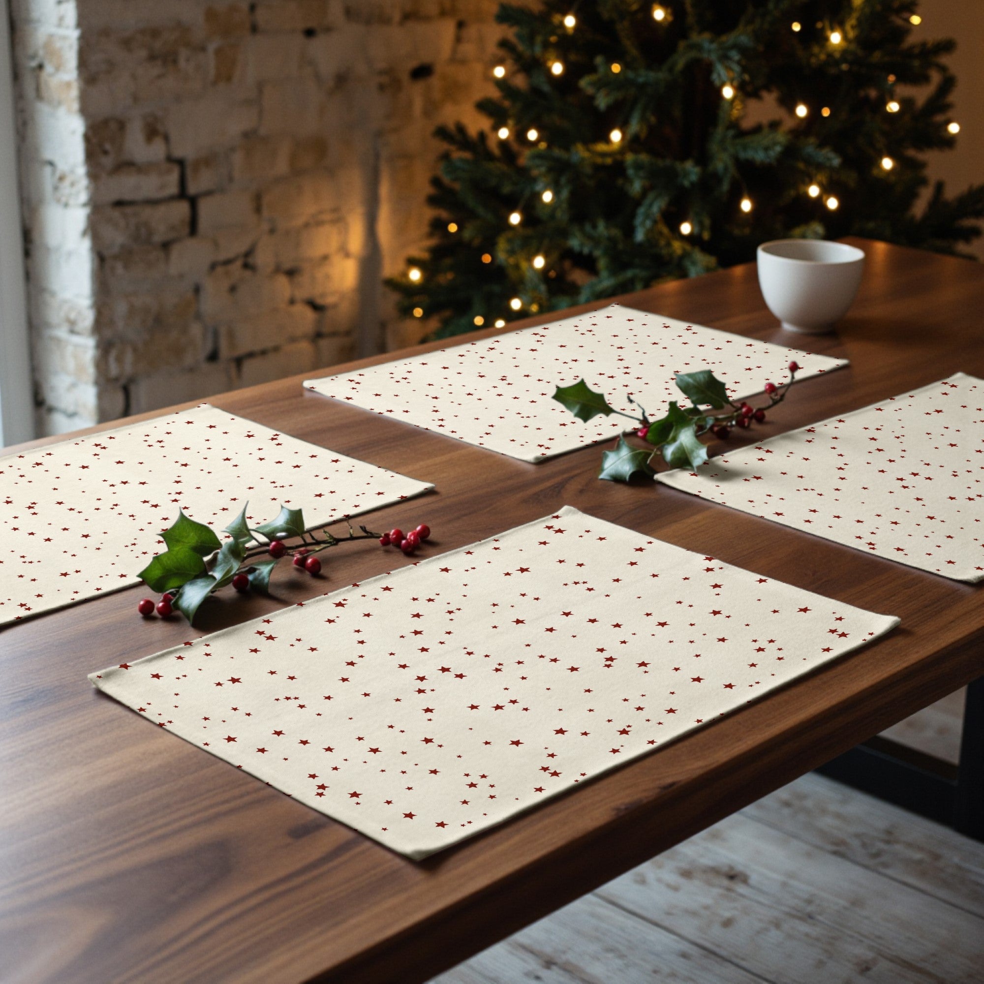 Mantel individual antimanchas pack 2 unidades Merry Christmas 23-101