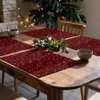 Mantel individual antimanchas pack 2 unidades Merry Christmas 23 negativo