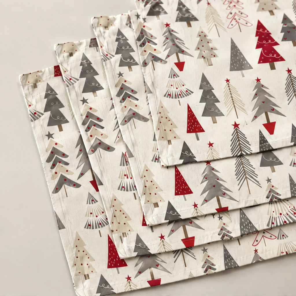 Mantel individual antimanchas pack 4 unidades Merry Christmas 31-100