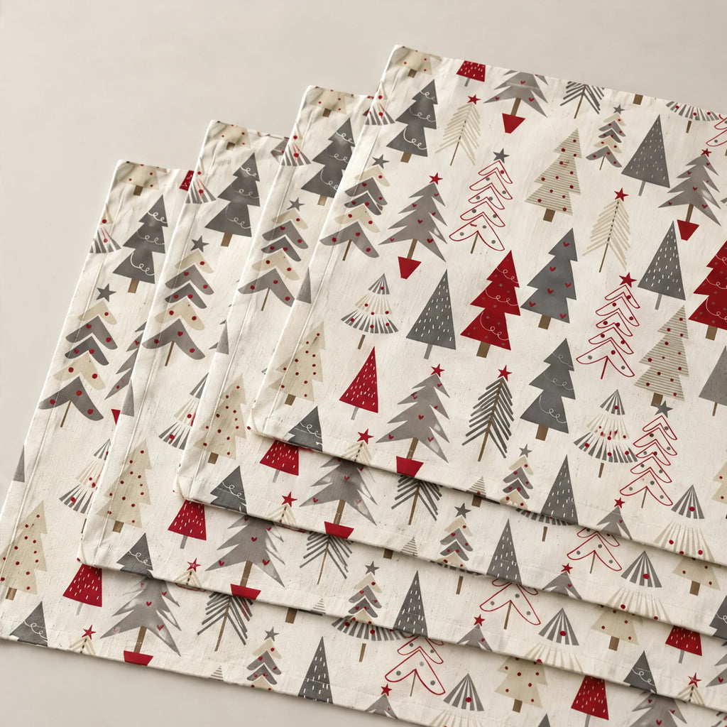 Mantel individual antimanchas pack 4 unidades Merry Christmas 31-100