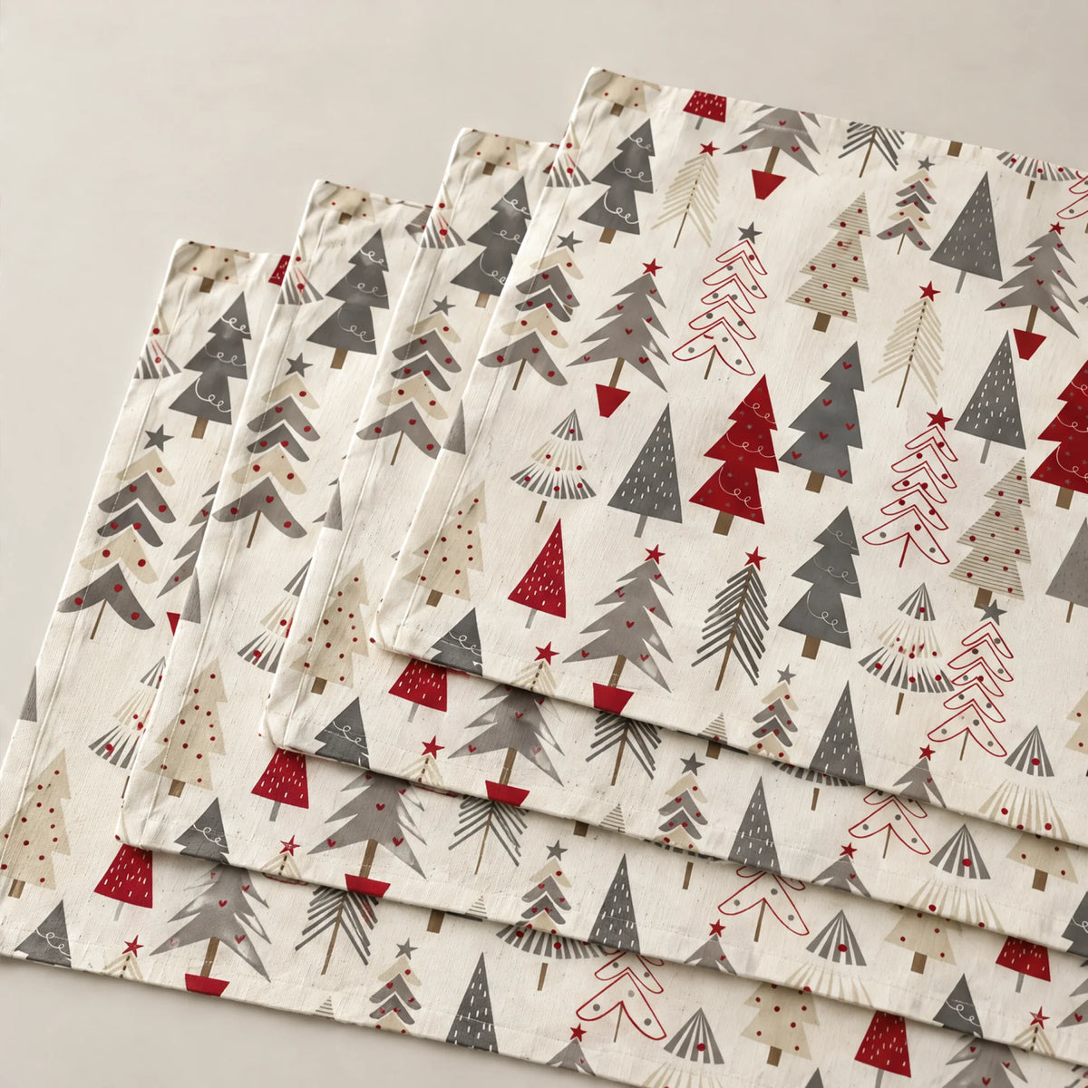 Mantel individual antimanchas pack 4 unidades Merry Christmas 31-100