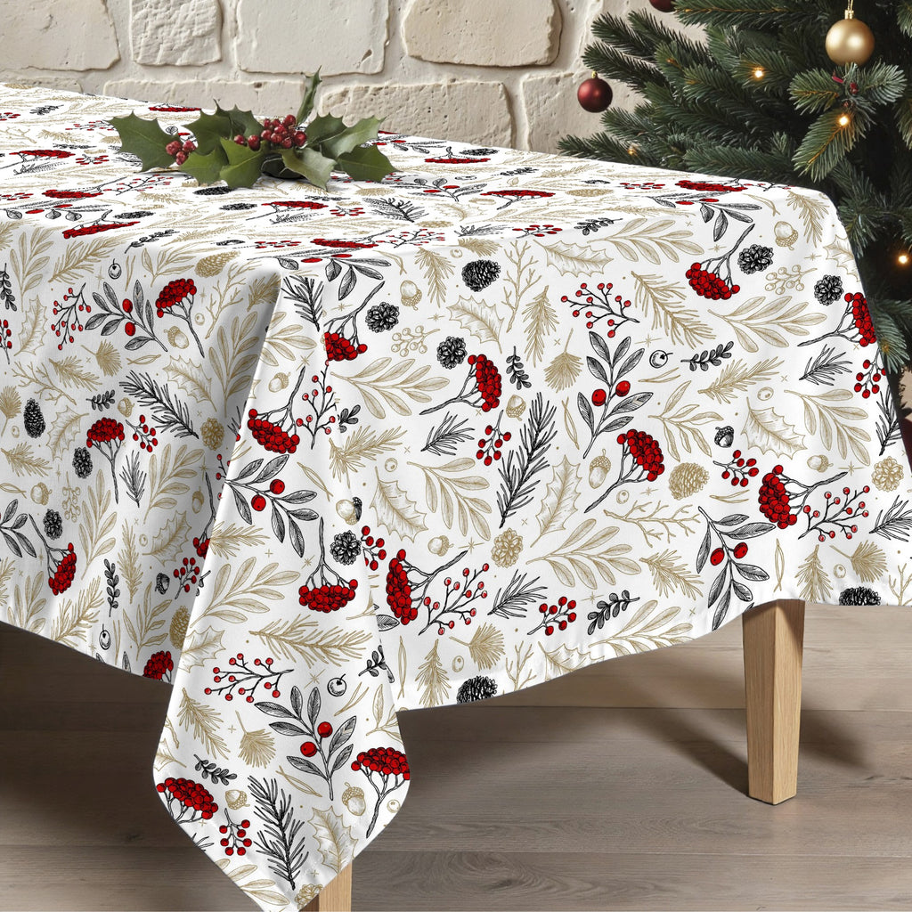 Mantel antimanchas Merry Christmas 34