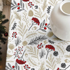 Mantel antimanchas Merry Christmas 34