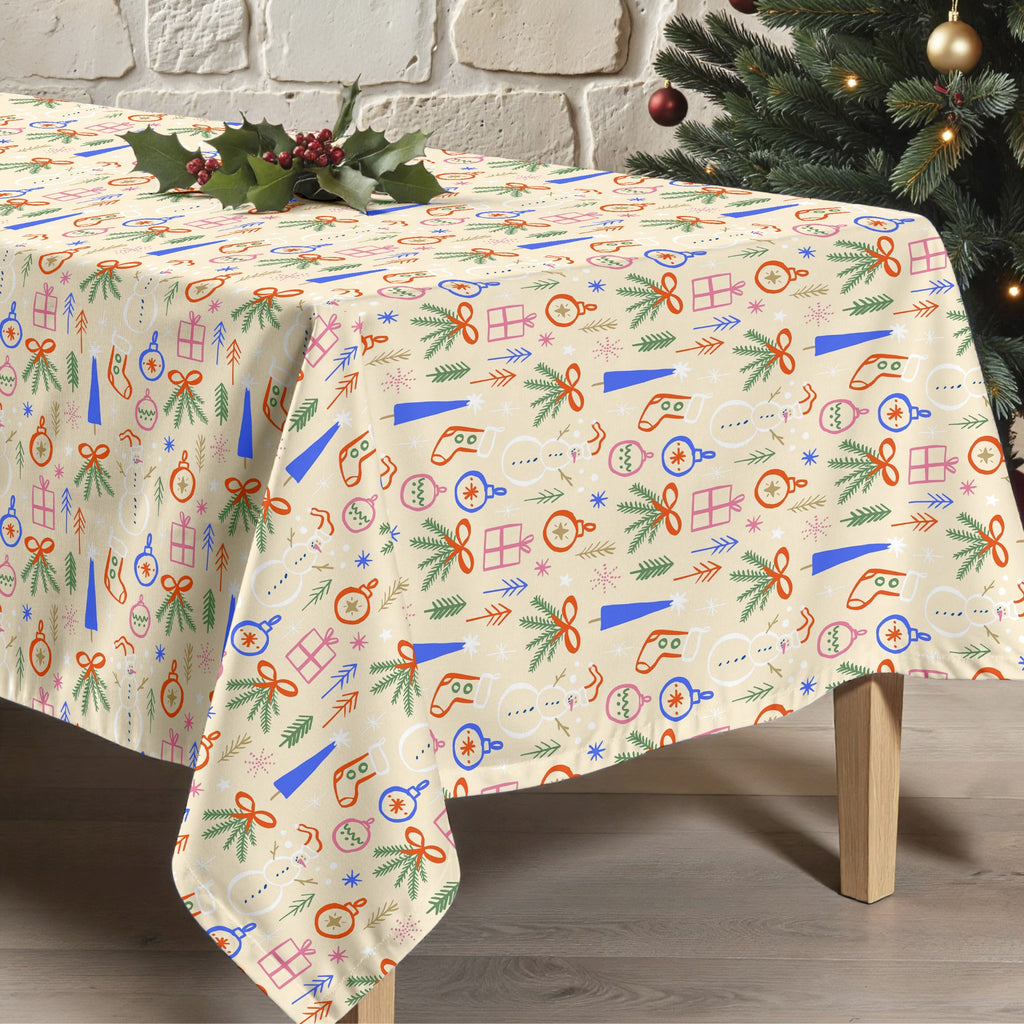Mantel antimanchas Merry Christmas 41