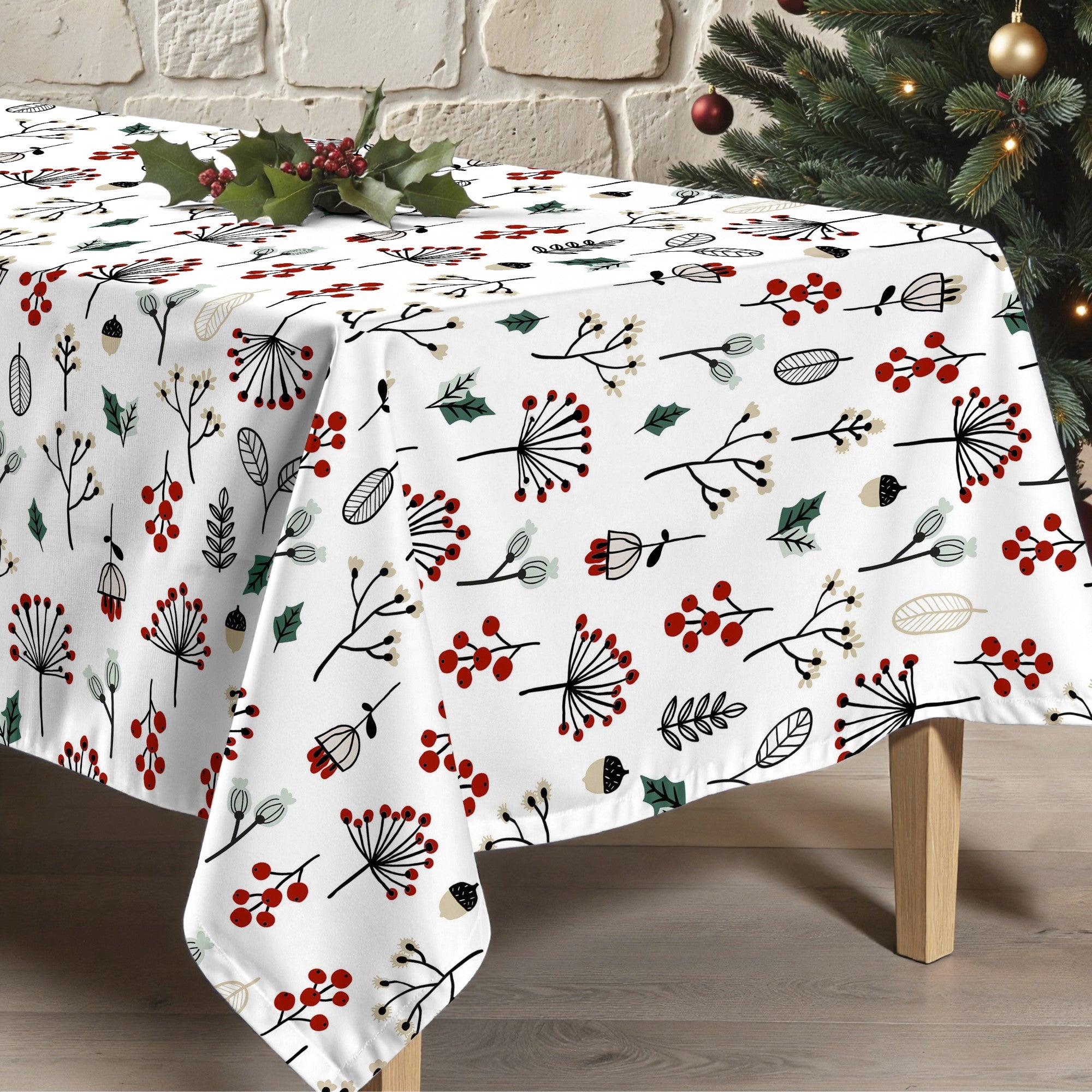 Mantel antimanchas Merry Christmas 44