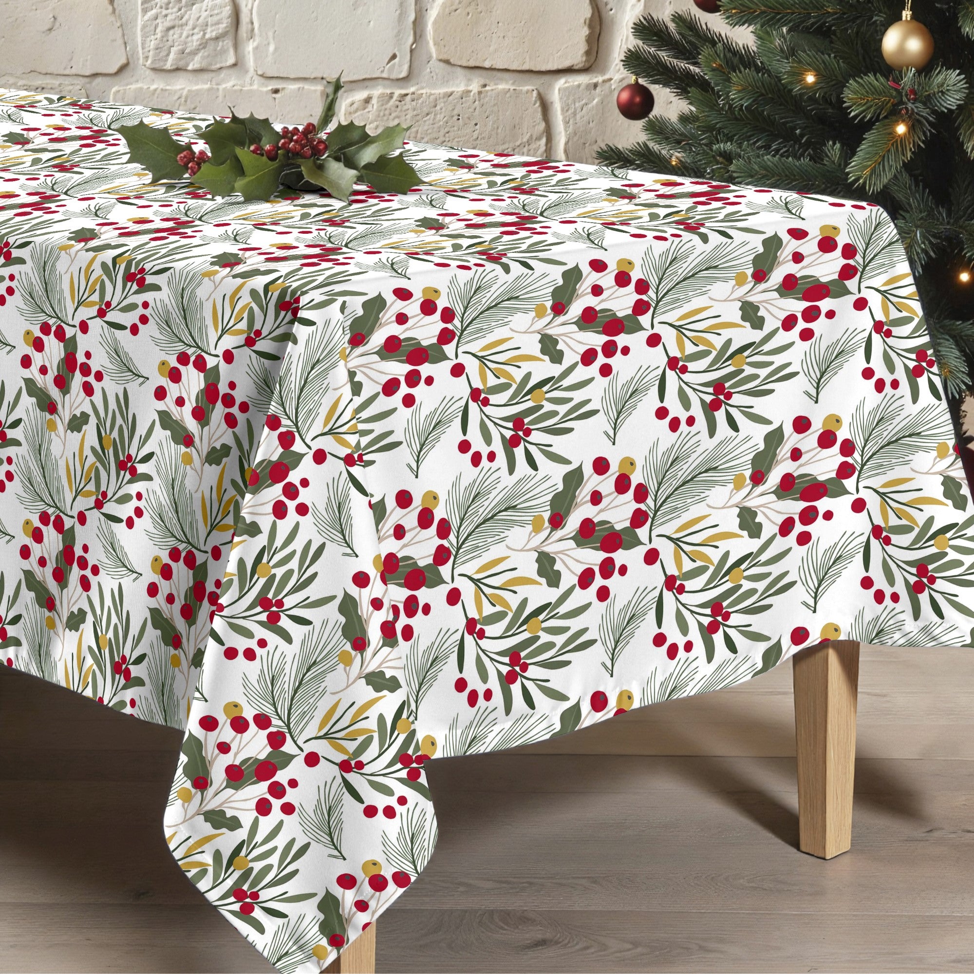 Mantel antimanchas Merry Christmas 58
