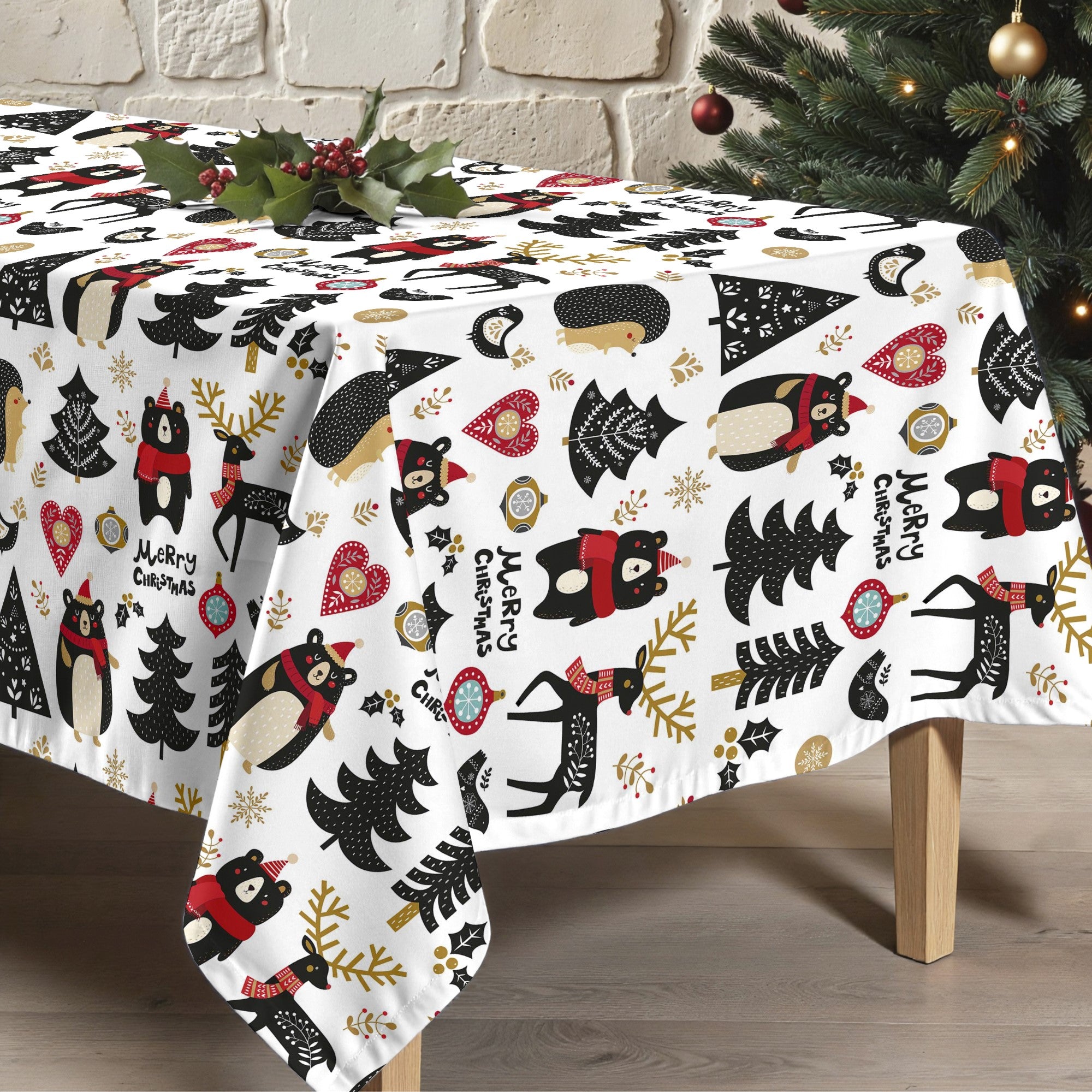 Mantel antimanchas Merry Christmas 61