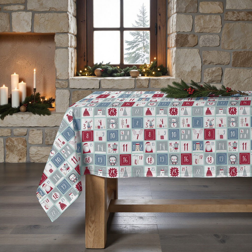 Mantel antimanchas Merry Christmas 62