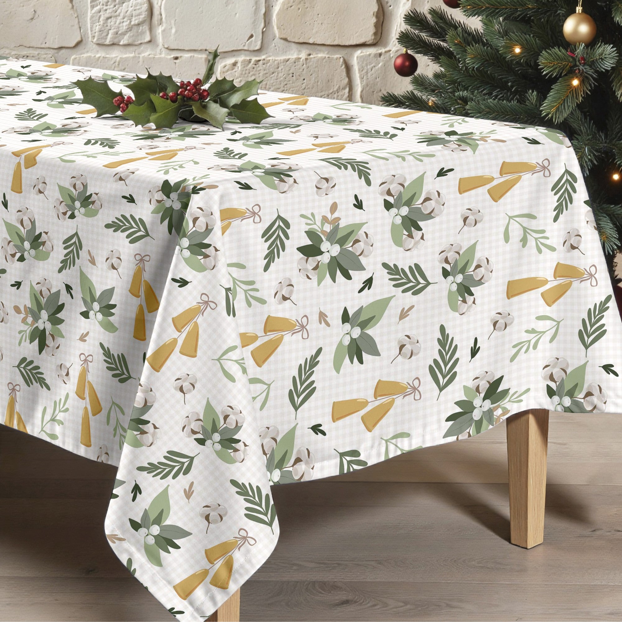 Mantel antimanchas Merry Christmas 64