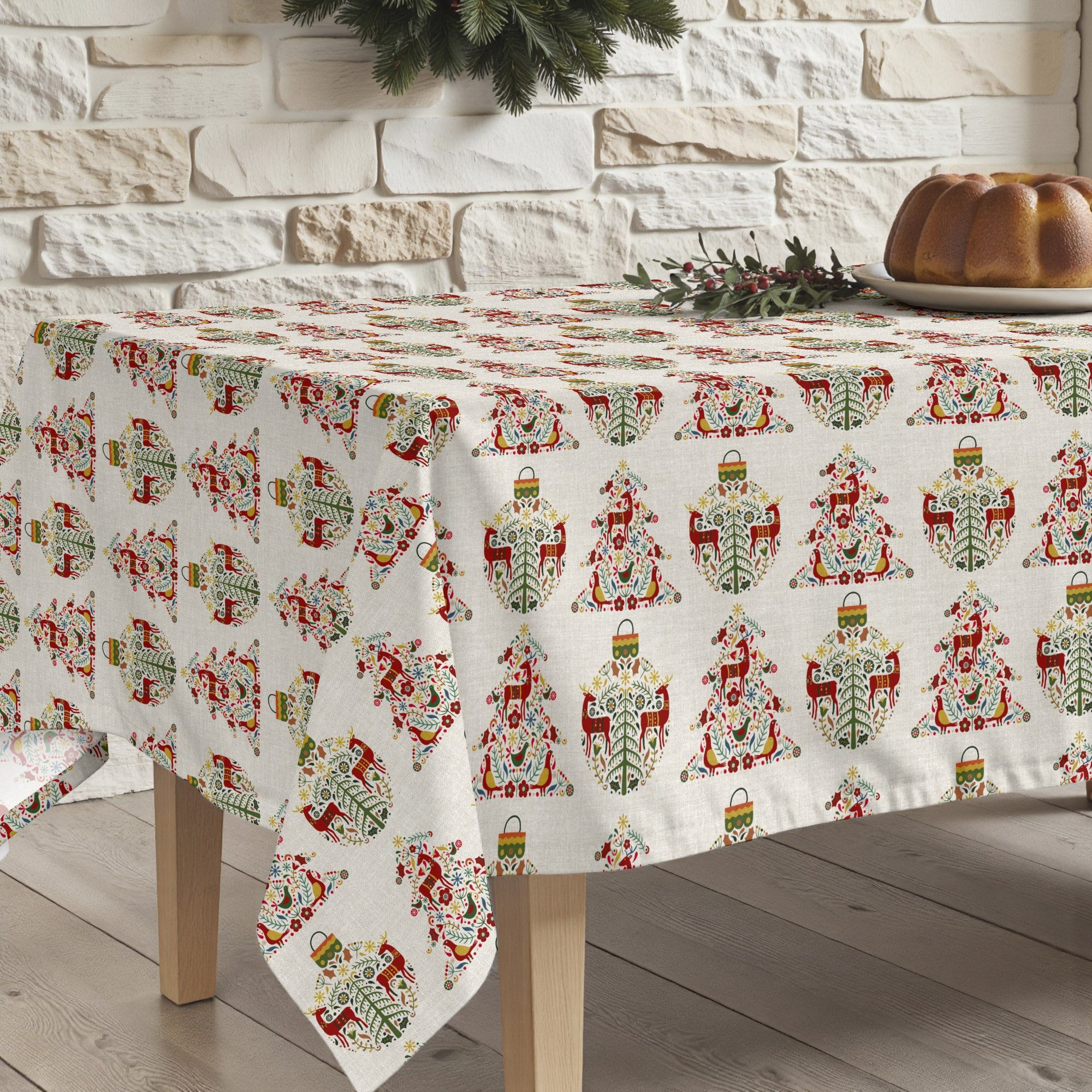Mantel antimanchas Merry Christmas 71