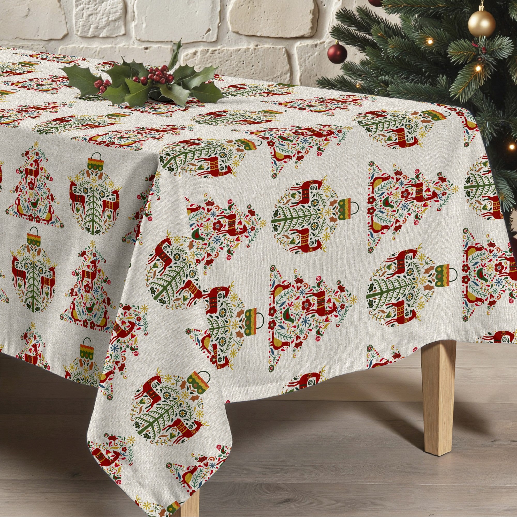 Mantel antimanchas Merry Christmas 71