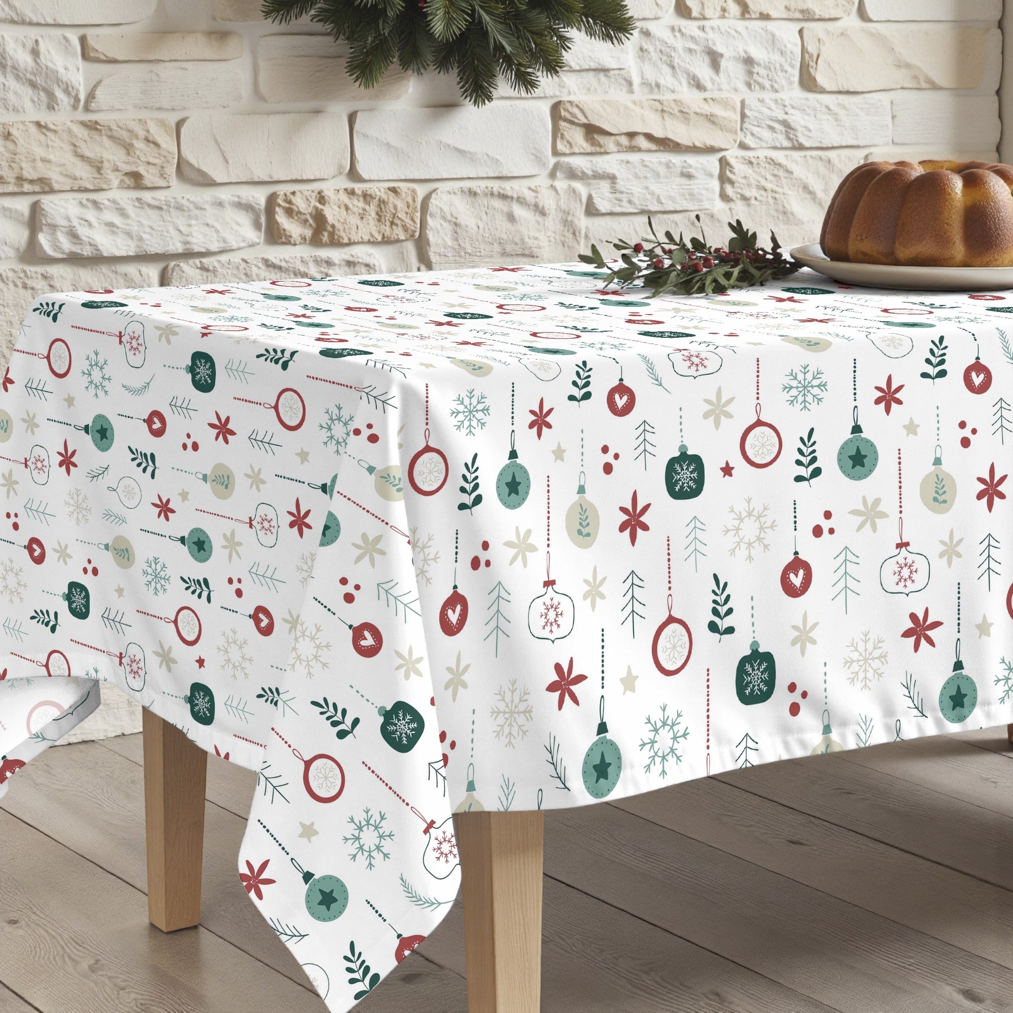 Mantel antimanchas Merry Christmas 73
