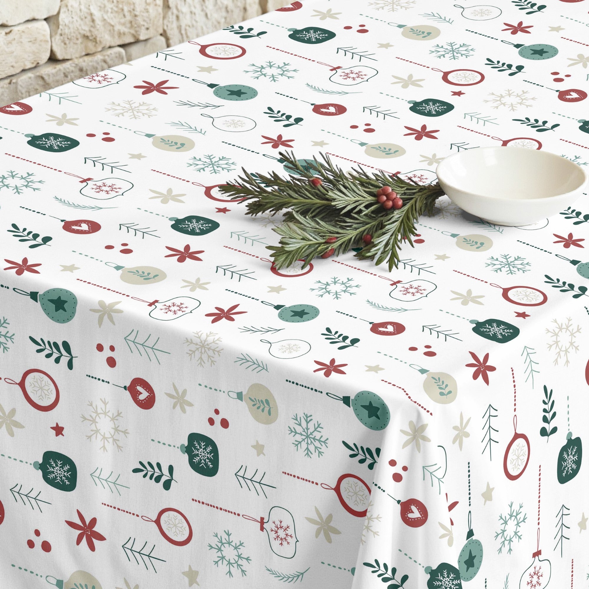 Mantel antimanchas Merry Christmas 73